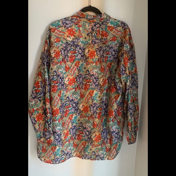Robert stock Vintage 100% silk shirt - Picture 4 of 7